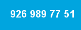 926 989 77 51 926 989 77 51